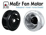 Вентилятор центробіжний (250м) YDWF68L35P2-B250X75 MaEr Fan Motor, фото 2