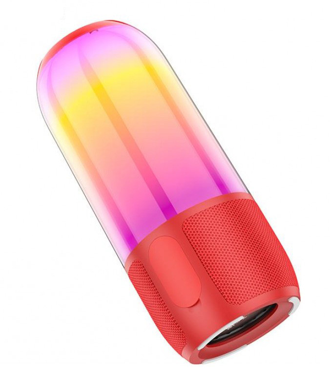 Портативна акустика (колонка) безпровідна Hoco DS29 Colorful Light BT speaker Червоний (DS29)