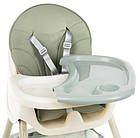 Стільчик для годування 3в1 Kruzzel 12059 Lite Green, фото 4