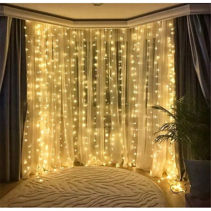 Гірлянда Xmas Led Водоспад 3M2M 320-WW Теплий білий 198850