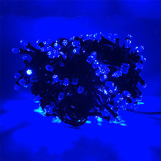 Гірлянда світлодіодна 9м Six Cornerled 100 LED синє світло