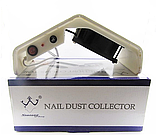 Витяжка манікюрна настільна пилосос 30 вт потужність , КОЛІР БІЛИЙ., фото 8
