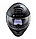 Шолом мотоциклетний LS2 FF800 Storm Solid Black Matt XXXL, фото 4