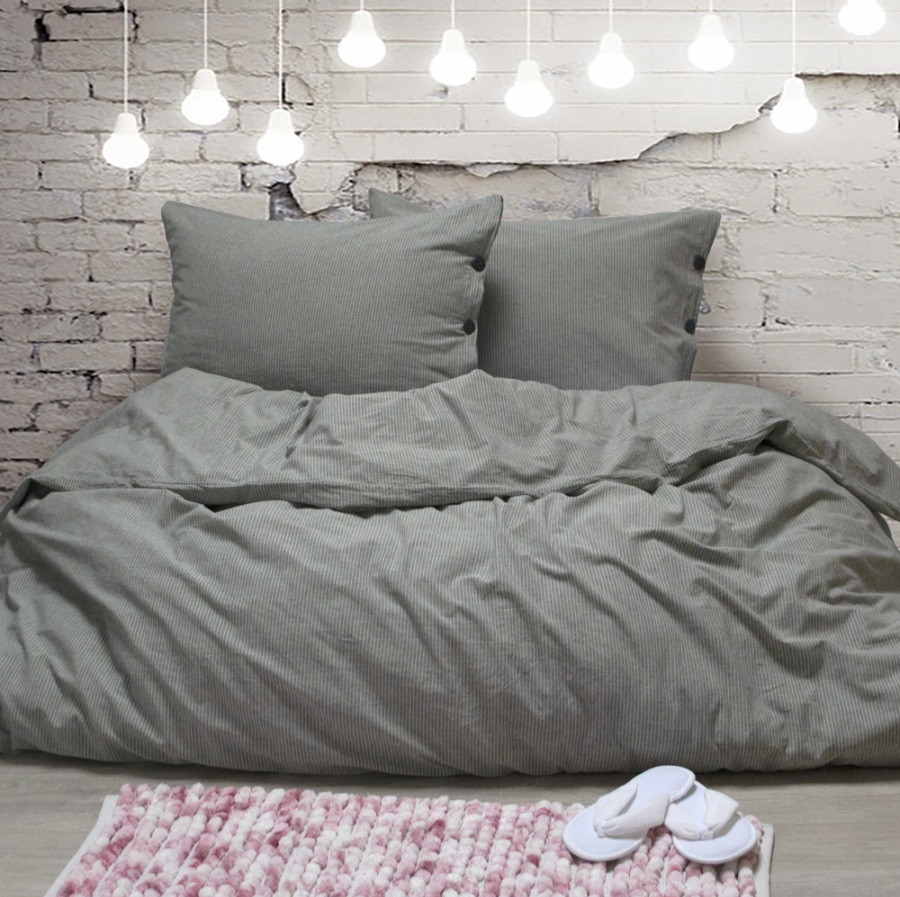 Постільна білизна SoundSleep Stonewash зелений