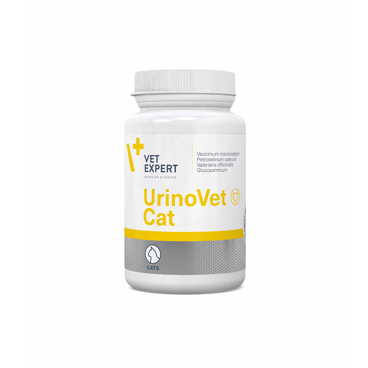 Vet Expert UrinoVet Cat Харчова добавка для підтримання сечовидільної фунції у котів, 45 капс.