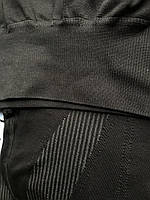 Лосини безшовні Thermo Leggings чорного кольору розмір S/M, фото 3