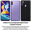 Чохол книжка з натуральної шкіри протиударний магнітний для Samsung M11 M115F "CLASIC", фото 2