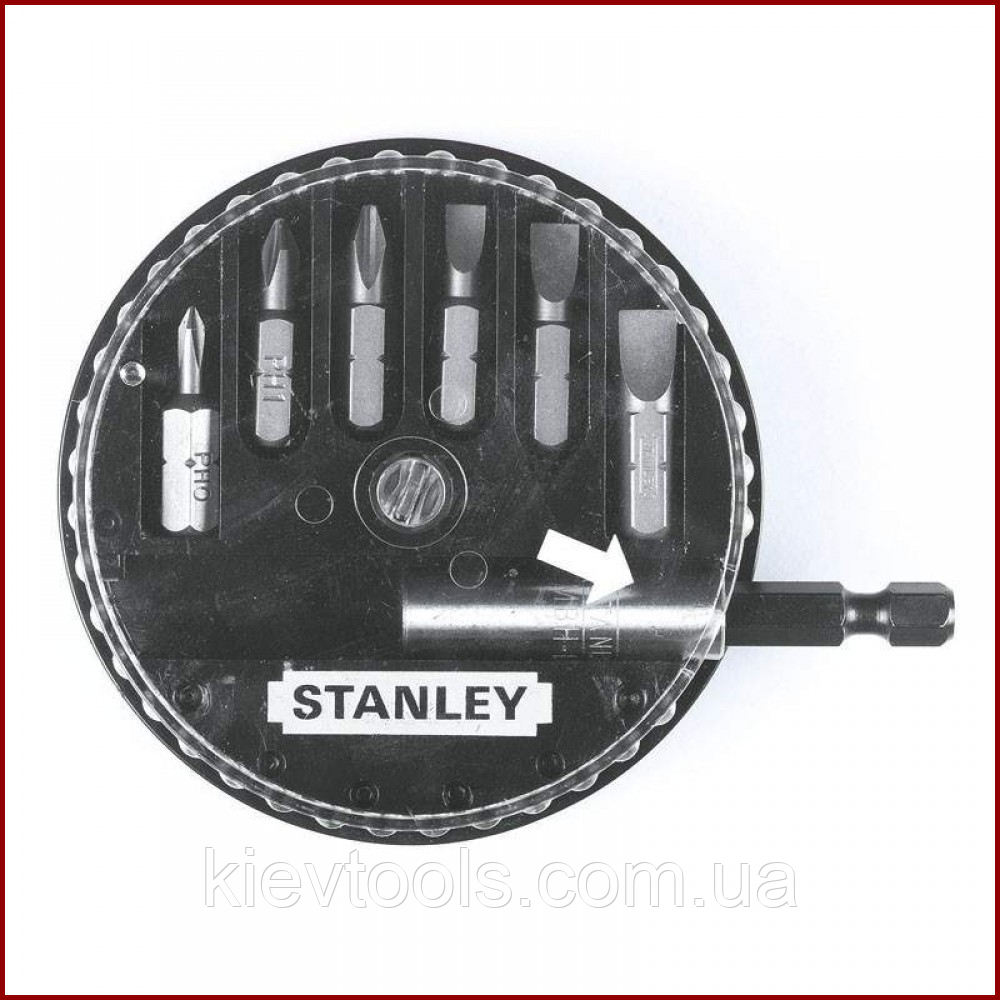 Набір біт з магнітним утримувачем 7 пр. Stanley 1-68-735