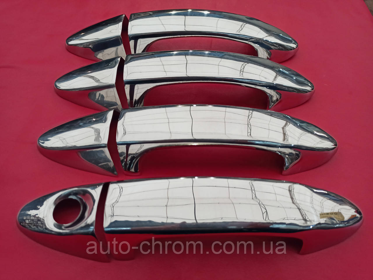 Накладки на ручки неірж Ford Fiesta 2009+, фото 1