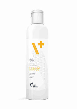 VetExpert Specialist Shampoo Антибактеріальний шампунь із хлоргексидином і кетоконазолом для собак і котів 250 м