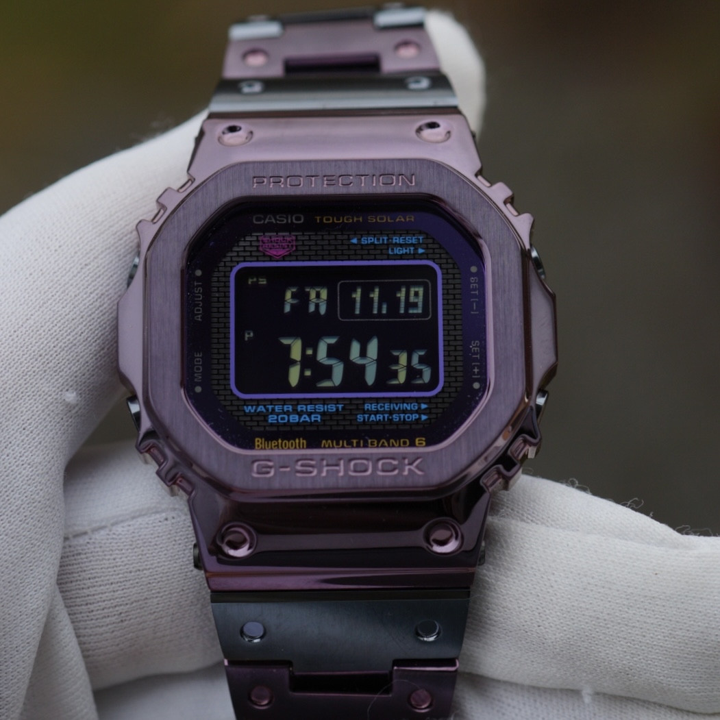Часы Casio G-Shock GMW-B5000PB-6ER Multiband 6 Bluetooth Touch Solar Limited Edition