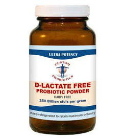 D-Lactate Free Probiotics Powder 100 gram Багатоштамовий пробіотичний порошок без D-лактату 100 грам, строк до 06/2026
