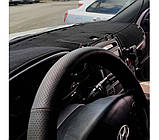 Накидка на панель приладів HYUNDAI Santa Fe 2 пок. CM 2006-2012 Чехол/накидка на торпеду авто Хюндай Санта Фе, фото 2