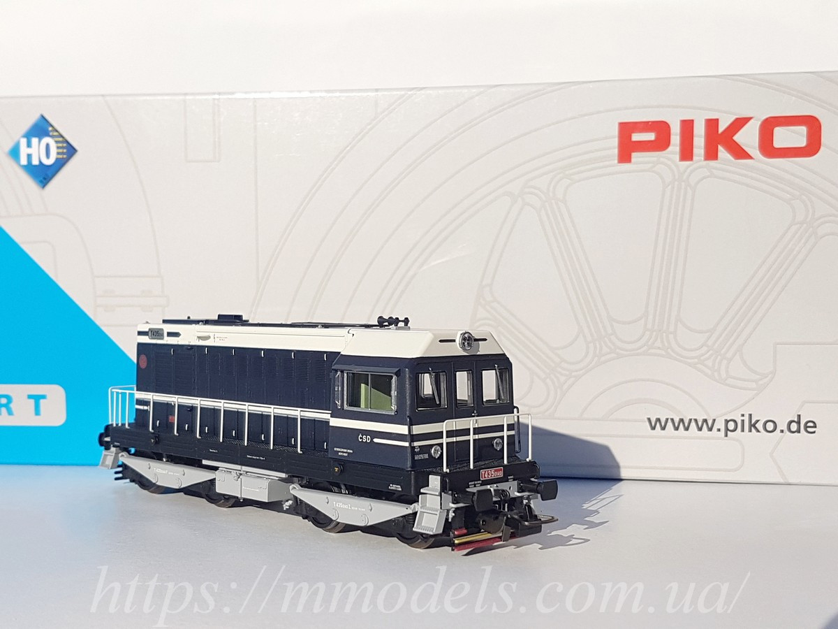 Модель маневрового тепловозу T 435, Чесочих жд, CSD, масштабу H0 1:87 PIKO 52427
