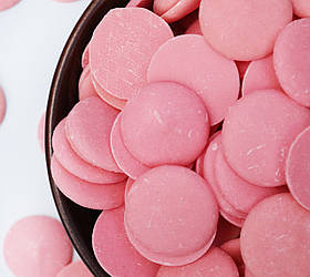 Шоколадні чіпси рожеві 250 г