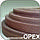 Меблева кромка шпон Горіх Американський 22мм з клеєм, фото 2