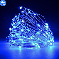 Гірлянда роса 100LED (RD-9026) RGB (контрол.220V) 10м Колір ламп-Синій (100), фото 2