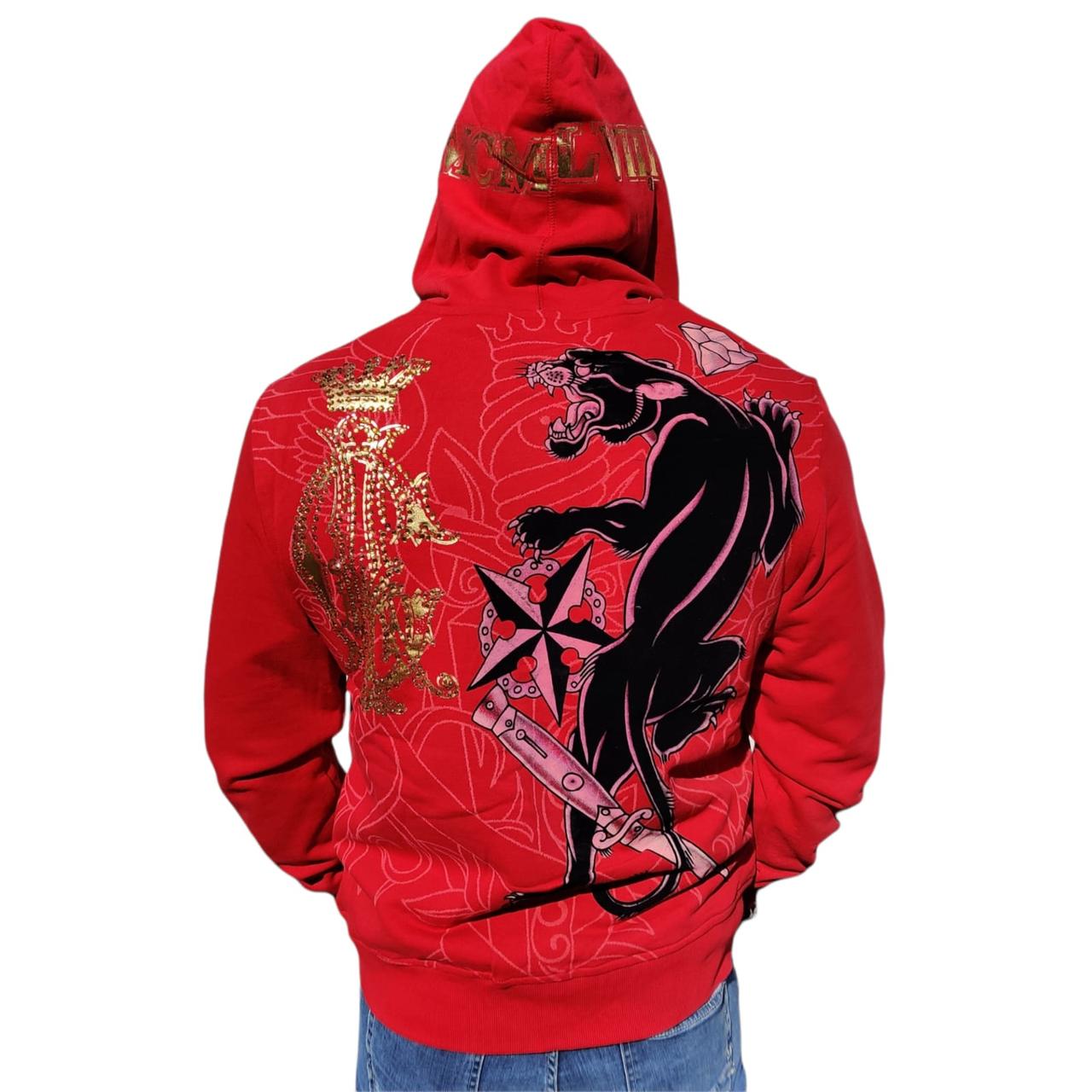 Худі світшот Ed Hardy Пантера Red