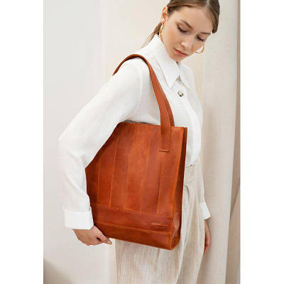 Шкіряна сумка шопер, велика містка сумка жіноча, модні місткі сумки жіночі, трендова сумка, незвичайні подарунки  Бетсі