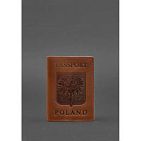 Обкладинка на паспорт, обкладинка для документів, вироби зі шкіри blanknote, шкіряні аксесуари, незабутні подарунки з польським