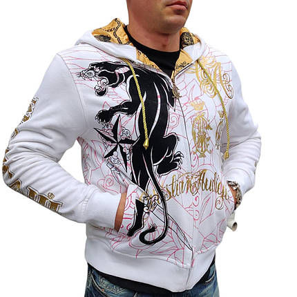 Худі світшот Ed Hardy Пантера White, фото 1