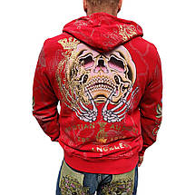 Худі світшот Ed Hardy Hip Hop Red, фото 3