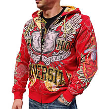 Худі світшот Ed Hardy Hip Hop Red