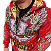 Худі світшот Ed Hardy Hip Hop Red, фото 6