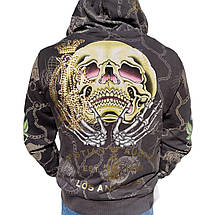 Худі світшот Ed Hardy Hip Hop Gray, фото 2