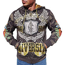 Худі світшот Ed Hardy Hip Hop Gray, фото 3