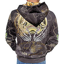 Худі світшот Ed Hardy Hip Hop Gray, фото 3