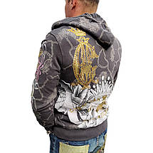 Худі світшот Ed Hardy Christian Audiger Forever — Gray, фото 3