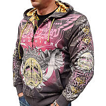 Худі світшот Ed Hardy Christian Audiger Forever — Gray, фото 4
