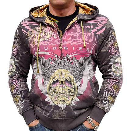 Худі світшот Ed Hardy Christian Audiger Forever — Gray, фото 1
