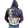 Худі світшот Ed Hardy Christian Audiger Forever — Blue, фото 3