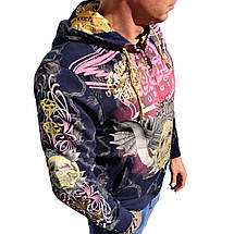 Худі світшот Ed Hardy Christian Audiger Forever — Blue, фото 4