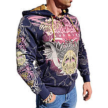 Худі світшот Ed Hardy Christian Audiger Forever — Blue, фото 2