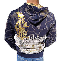 Худі світшот Ed Hardy Christian Audiger Forever — Blue, фото 6