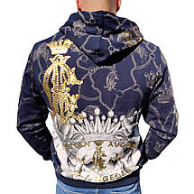 Худі світшот Ed Hardy Christian Audiger Forever — Blue, фото 2