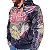 Худі світшот Ed Hardy Christian Audiger Forever — Blue, фото 10
