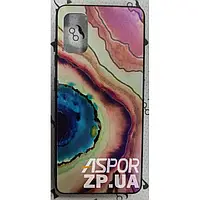 Чохол-накладка для Samsung A41/A415 Marble UV- бронзовий