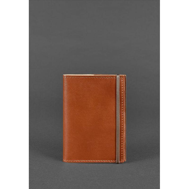 Обкладинки на паспорт шкіряні, стильні обкладинки на паспорт, персональні аксесуари, оригінальні подарунки 1.0 світло-коричнева, фото 1