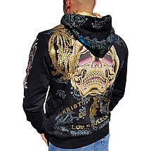Худи свитшот Ed Hardy Christian Audiger Wrists - Black, фото 4