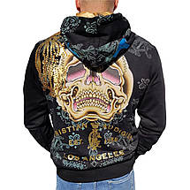 Худи свитшот Ed Hardy Christian Audiger Wrists - Black, фото 6