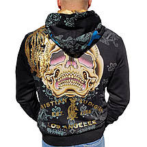 Худи свитшот Ed Hardy Christian Audiger Wrists - Black, фото 3