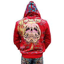 Худи свитшот Ed Hardy Christian Audiger Wrists - Red, фото 4