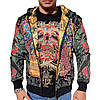 Худи свитшот Ed Hardy Christian Audiger Golden Skull- Black, фото 10