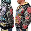 Худи свитшот Ed Hardy Christian Audiger Golden Skull- Black, фото 9