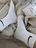 Високі чоловічі Шкарпетки Nike / найк - Білі - розміри 40 - 45 (носки найк), фото 2
