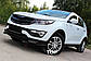 Комплект обваження ( накладки на бампера, грати радіатора, вії на фари) Kia Sportage 2010-2015 р. в., фото 2